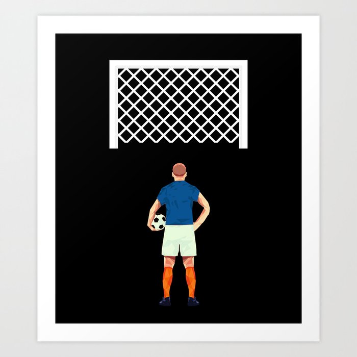 Penalty Kick Art Print