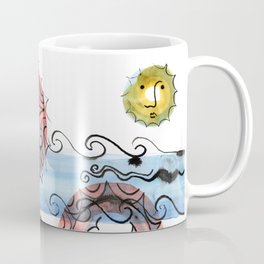 Life on the Earth - The Ocean "Figurative Drawings" Coffee Mug