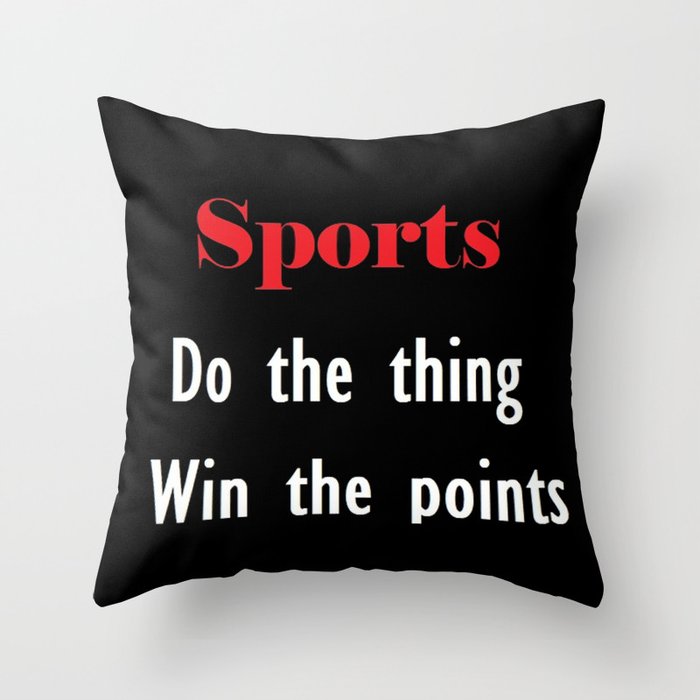 Sports Throw Pillow