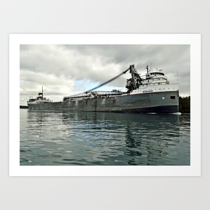 Saginaw Freighter Art Print