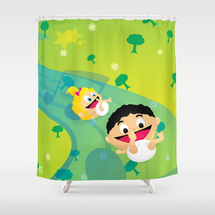 Music for Babies Shower Curtain