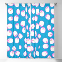 Penguins in the water. Blackout Curtain