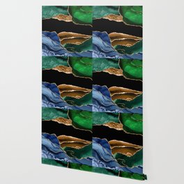 Peacock Agate Texture 10 Wallpaper