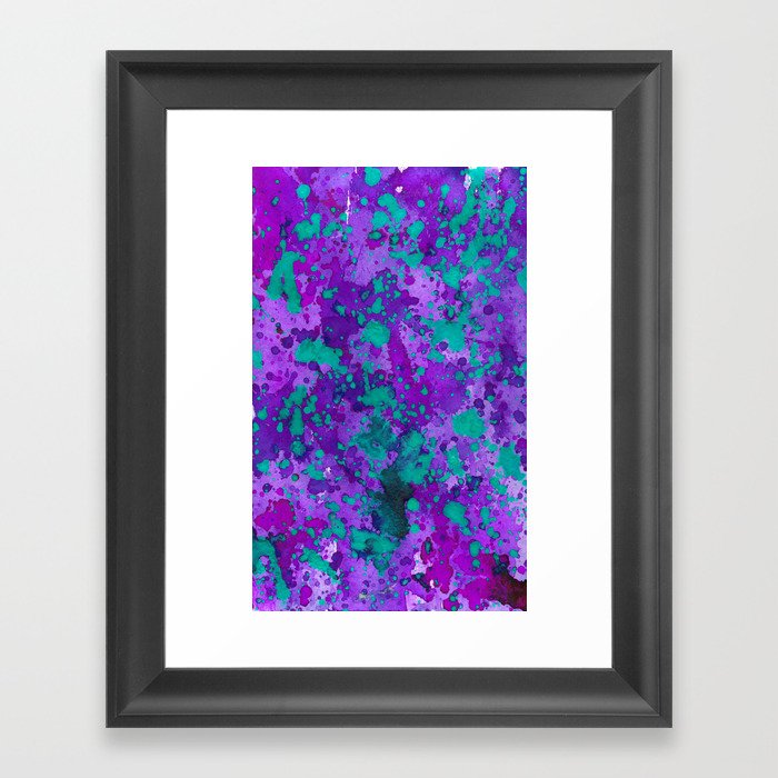 Purple Reign Framed Art Print