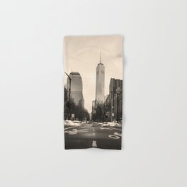 Street Photography in New York City | Sepia Hand & Bath Towel