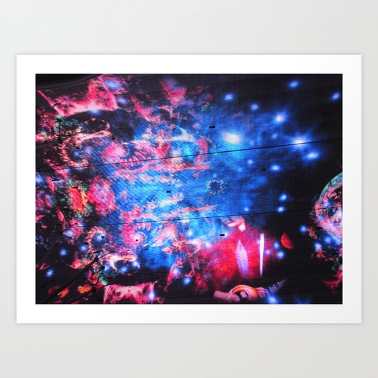 Blue River Art Print