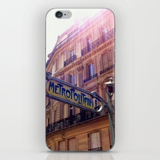 The Metro, Paris iPhone & iPod Skin