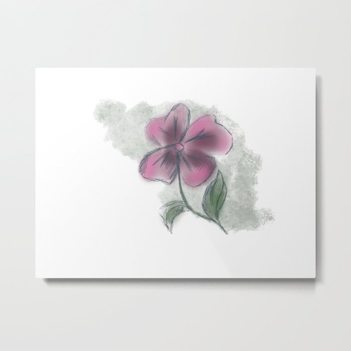 Purple Flower Metal Print