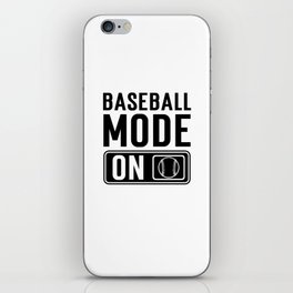 Baseball Mode On iPhone Skin
