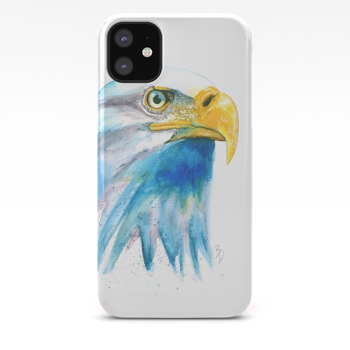 Eagle Watercolour Painting Print By Bonnie Dixson Art Animal Art Home Decor Iphone Case By Bonniedixson