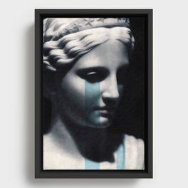 The tears of Diana Framed Canvas