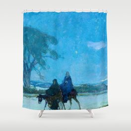 Flight into Egypt, 1907-1912 by Henry Ossawa Tanner Shower Curtain