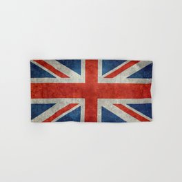 English Flag "Union Jack" bright retro 3:5 Scale Hand & Bath Towel