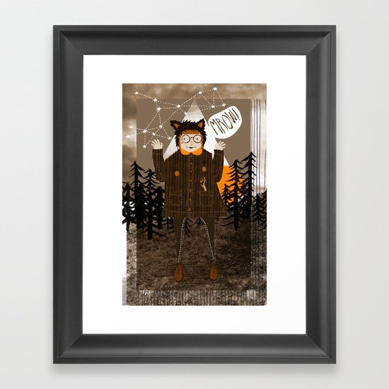 Little cat Framed Art Print