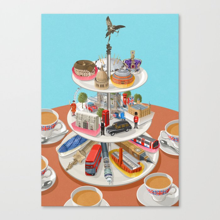 a very British past time Canvas Print