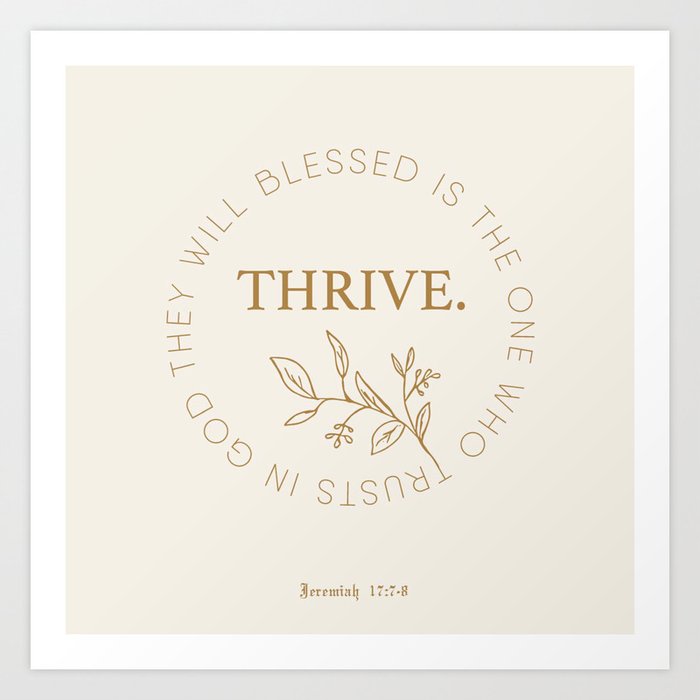 Thrive Art Print