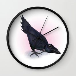 Common Raven (Canavians Series) Wall Clock