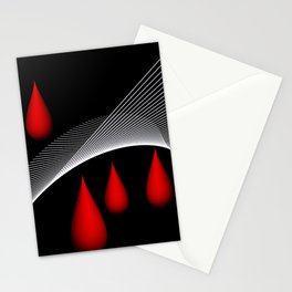 red tears -02- Stationery Card
