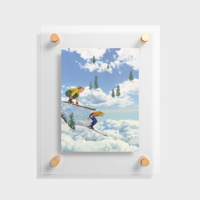 Pow Clouds Floating Acrylic Print