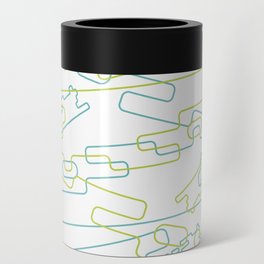 Mid Century Modern Abstract Can Cooler