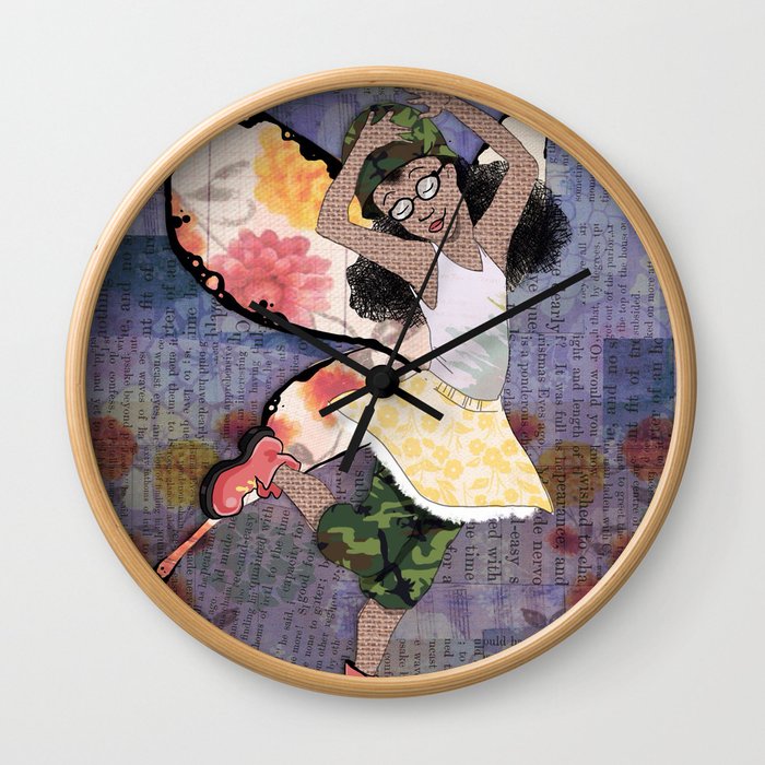 Fighter Faerie Wall Clock