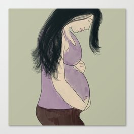 There are those who only dream of being pregnant Canvas Print