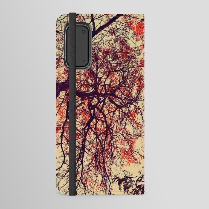 Fall Fire Android Wallet Case