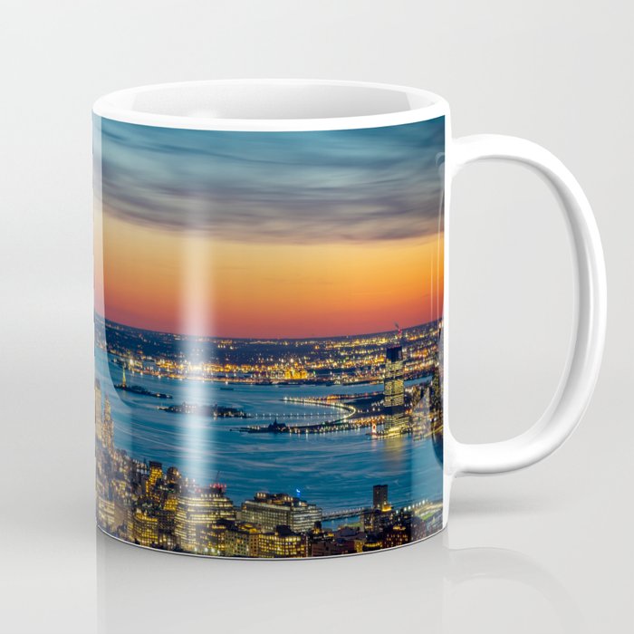 Landscape sunset New York City Coffee Mug