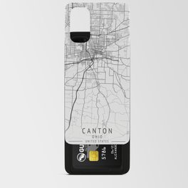 Canton Ohio city map Android Card Case