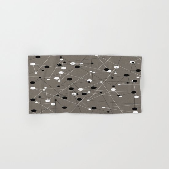 Molecular Pattern Hand & Bath Towel