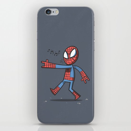 Spidey Walking iPhone & iPod Skin