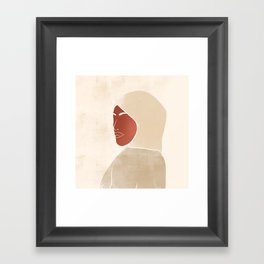 Black Woman with a Veil Framed Art Print