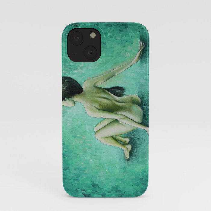Green Curves / Nude Woman Series iPhone Case