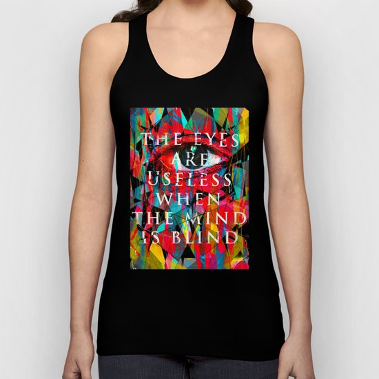 Useless Eyes Unisex Tank Top