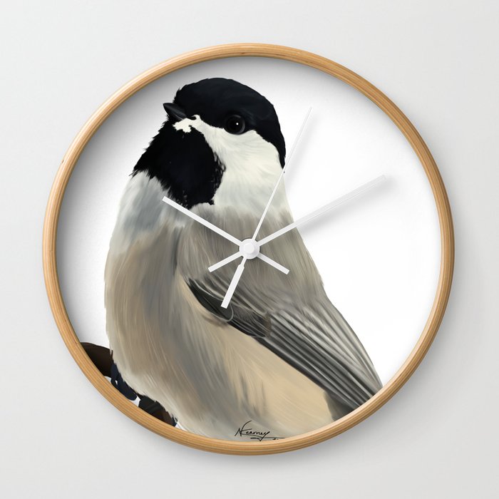 Chickadee Wall Clock