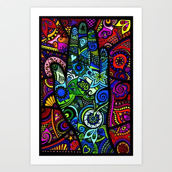 Hand of righteousness Art Print