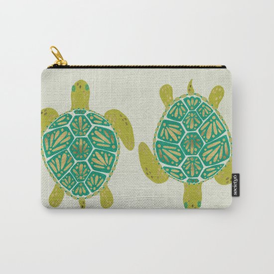 Green Sea Turtle Carry-All Pouch