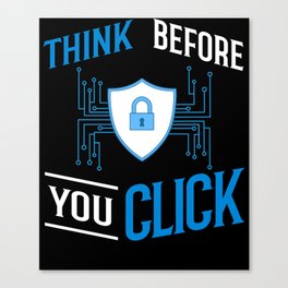 Cyber Security Analyst Engineer Computer Training Canvas Print