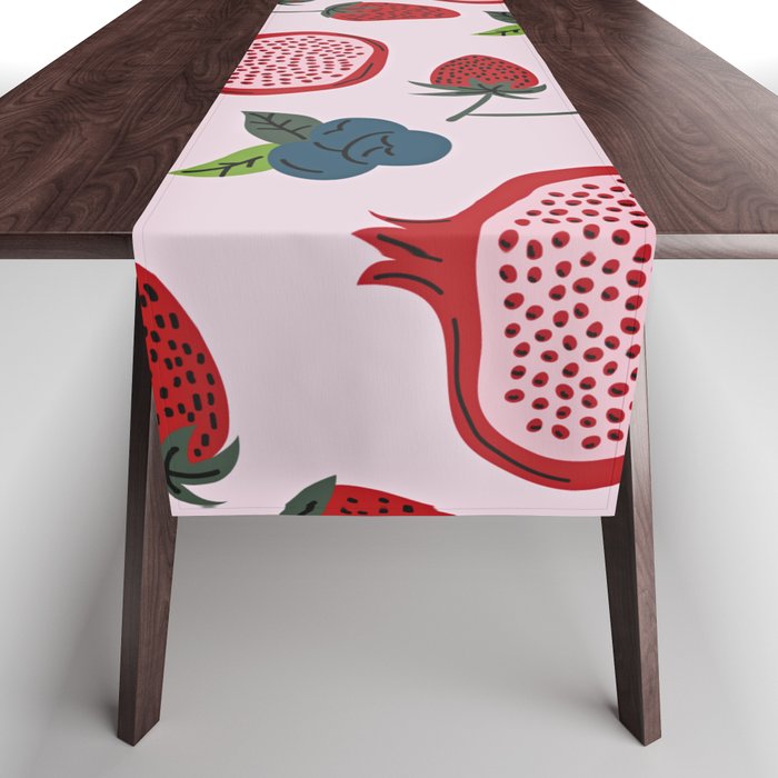 Happy Fruit Party Table Runner