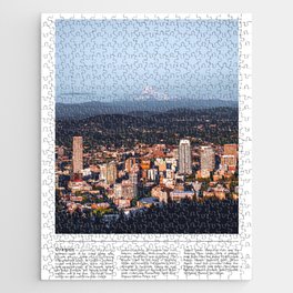 Portland Skyline Jigsaw Puzzle