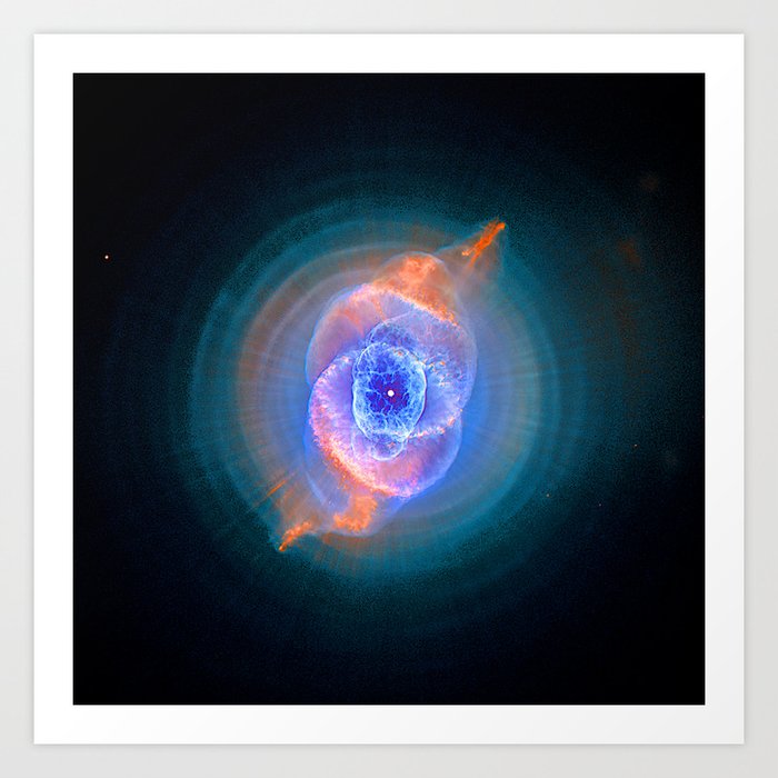 Cat's Eye Nebula Art Print
