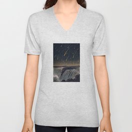 Leonid Meteor Storm 1833 V Neck T Shirt