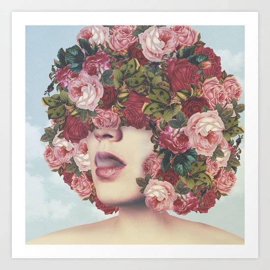 Natural Afrose Art Print