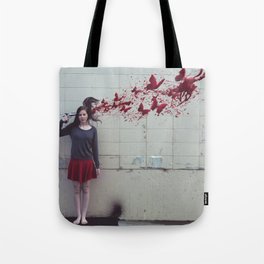 Bullet With Butterfly Wings Tote Bag