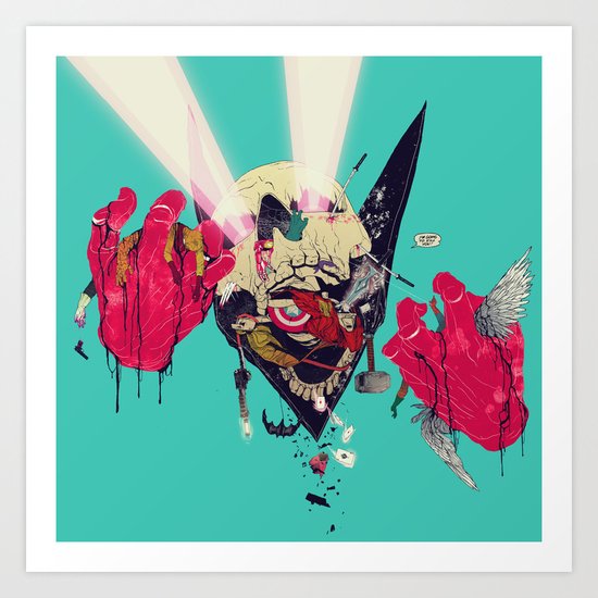 Hero Eater Art Print