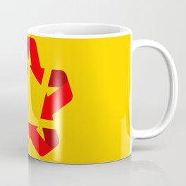 Recycle red star Symbol of new communism Coffee Mug