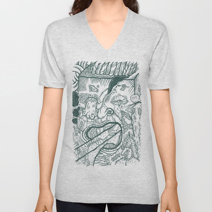 ABSTRACT ME V Neck T Shirt