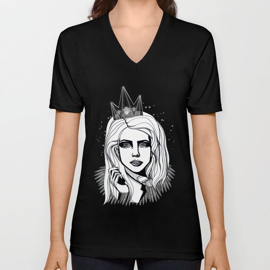 Queen of the night Unisex V-Neck