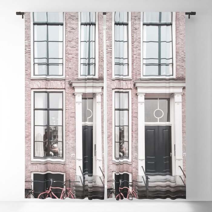 Amsterdam Pink House Blackout Curtain