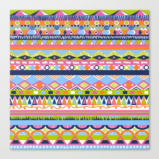 Summer Doodle Canvas Print
